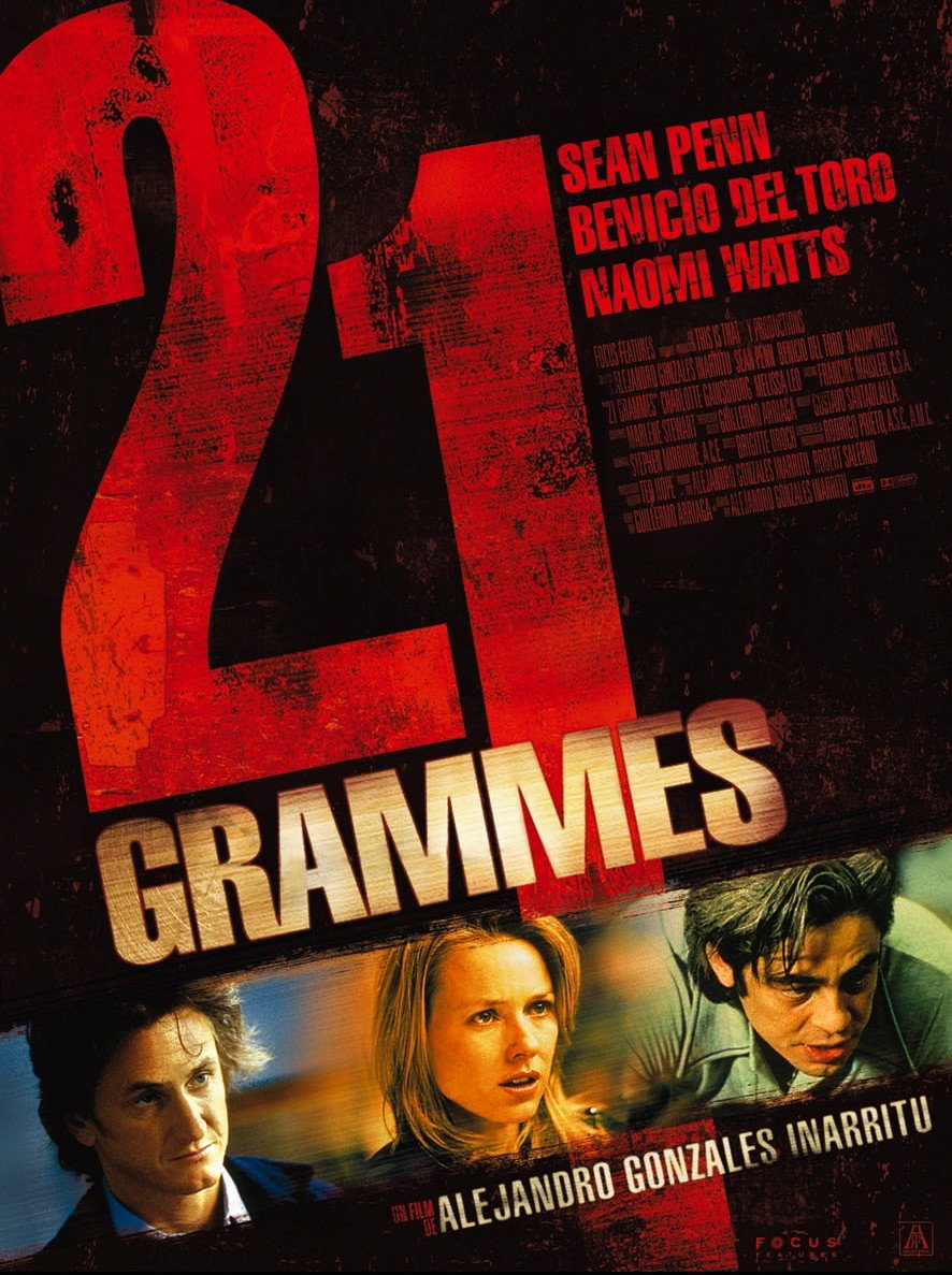 21 Grams (2003) น้ำหนัก รัก แค้น ศรัทธา